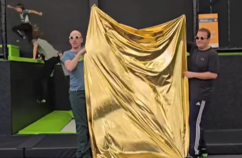 Ausflug in die Trampolinhalle